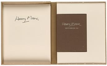 MOORE, HENRY. Sketchbook 1980.